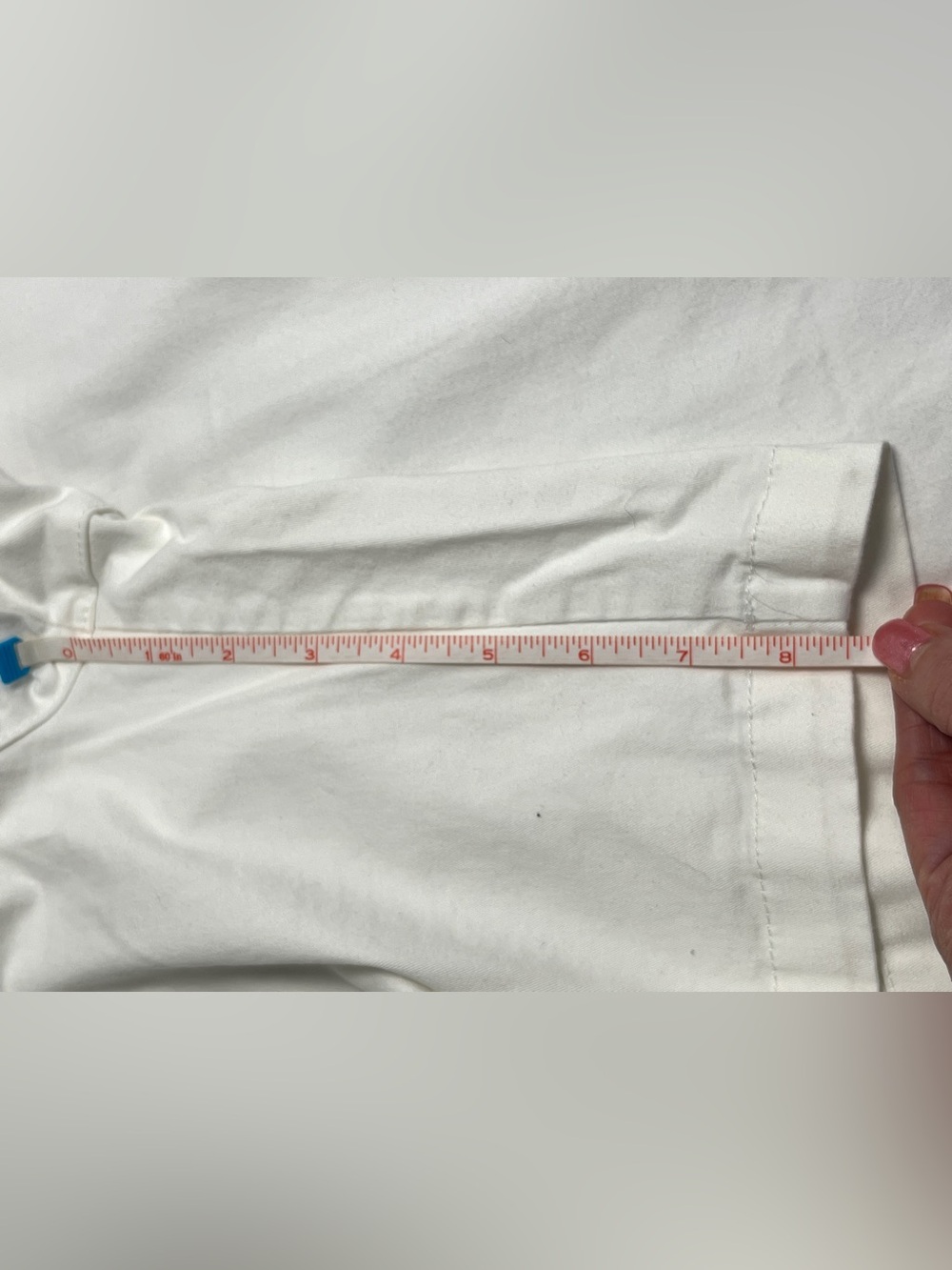 Tommy Hilfiger White Bermuda Shorts Size 8 Cotton Stretch Classic Preppy - Picture 8 of 10